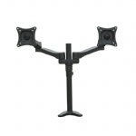 Aluminum Alloy Full Motion Dual Screen LED LCD Monitor Holder Desktop Clamping TV Mount Arm