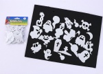 Self-Adhesive EVA Foam Stickers pumpkin flash stickers Halloween